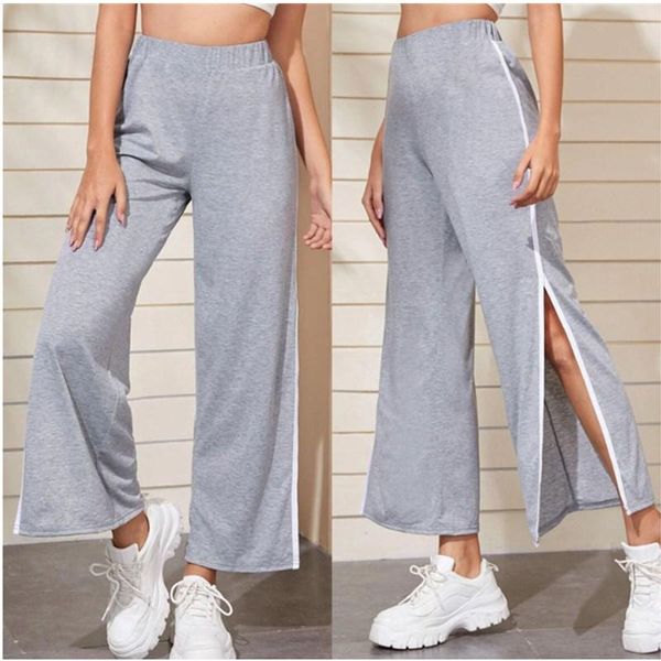 women's pants & capris women color block trousers summer loose with side slits casual style clothes, Black;white
women's pants & capris women color block trousers summer loose with side slits casual style clothes, Black;white