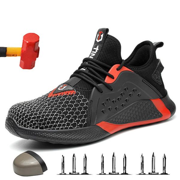 boots 2021 protection safety shoes men steel toe work boot indestructible male fashion sneakers, Black
boots 2021 protection safety shoes men steel toe work boot indestructible male fashion sneakers, Black