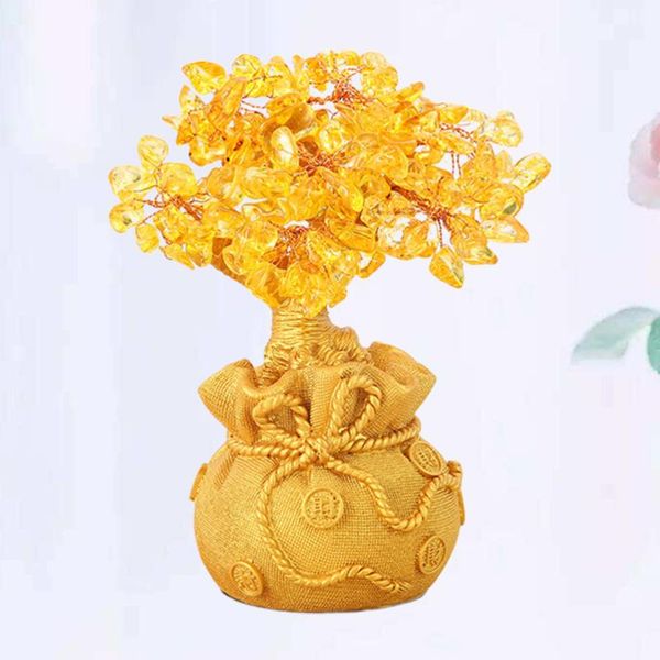 1pc citrine crystal fortune tree ornament creative money adornment household cabinet decoration decorative objects & figurines
1pc citrine crystal fortune tree ornament creative money adornment household cabinet decoration decorative objects & figurines