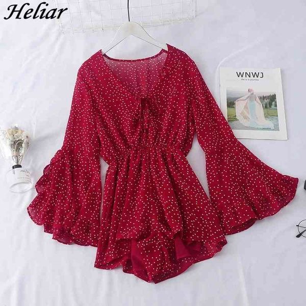 heliar women playsuit summer beach chiffon polka-dot jumpsuits rompers long sleeve party female loose falbala flounce jumpsuits 210326, Black;white
heliar women playsuit summer beach chiffon polka-dot jumpsuits rompers long sleeve party female loose falbala flounce jumpsuits 210326, Black;white
