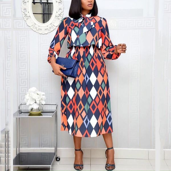 casual dresses 2021 autumn winter for women geometric printed bow collar high waisted a line mid calf fashion business work dress, Black;gray
casual dresses 2021 autumn winter for women geometric printed bow collar high waisted a line mid calf fashion business work dress, Black;gray