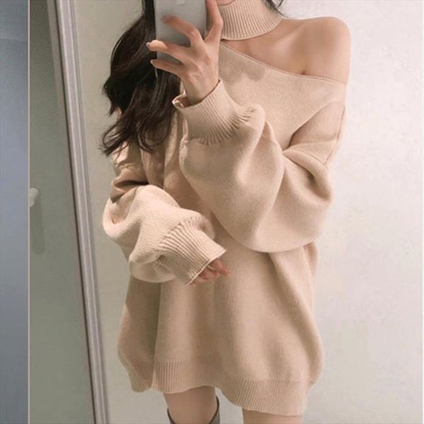 oversized knitted women halter turtleneck womens sweater knitt winter jumper korean pullover cold shoulder clothes loose outerwear v966, White;black
oversized knitted women halter turtleneck womens sweater knitt winter jumper korean pullover cold shoulder clothes loose outerwear v966, White;black