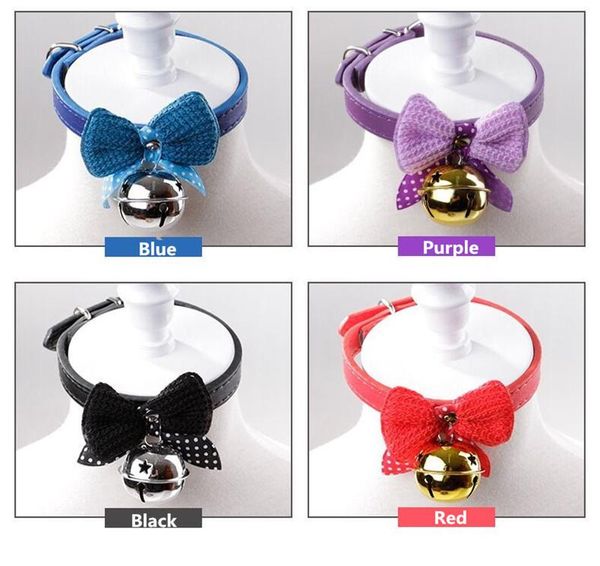 cute adjustable pet dog cat pu leather collars colorful puppy cats bowknot and bells necklace collar for yorkie & leashes
cute adjustable pet dog cat pu leather collars colorful puppy cats bowknot and bells necklace collar for yorkie & leashes