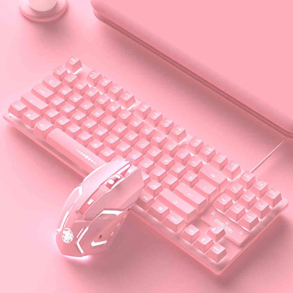 keyboard and mouse set wired deskcomputer game gaming 87-key girl cute pink mute office notebook keyboard
keyboard and mouse set wired deskcomputer game gaming 87-key girl cute pink mute office notebook keyboard