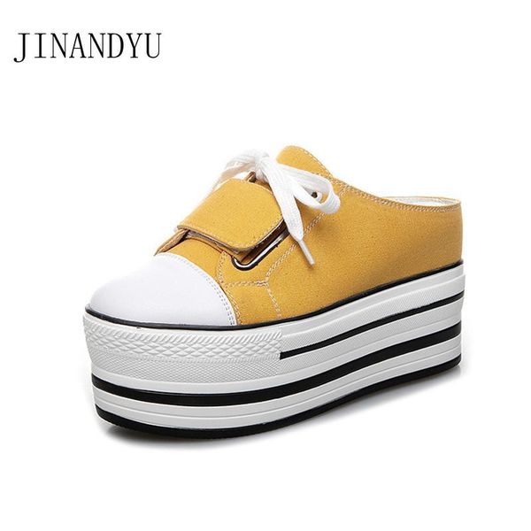 half slippers women wedge canvas shoes platform women shoes casual summer slippers black yellow high heels
half slippers women wedge canvas shoes platform women shoes casual summer slippers black yellow high heels