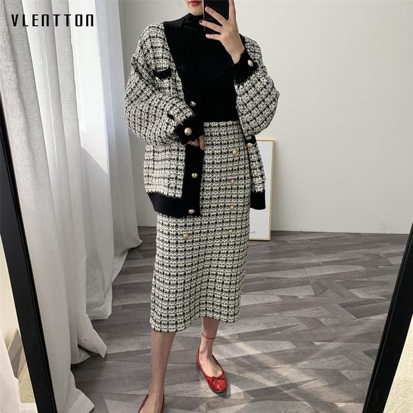 skirts 2021 spring autumn tweed women's skirt elegant office double breasted plaid knitted vintage package hip midi female, Black
skirts 2021 spring autumn tweed women's skirt elegant office double breasted plaid knitted vintage package hip midi female, Black