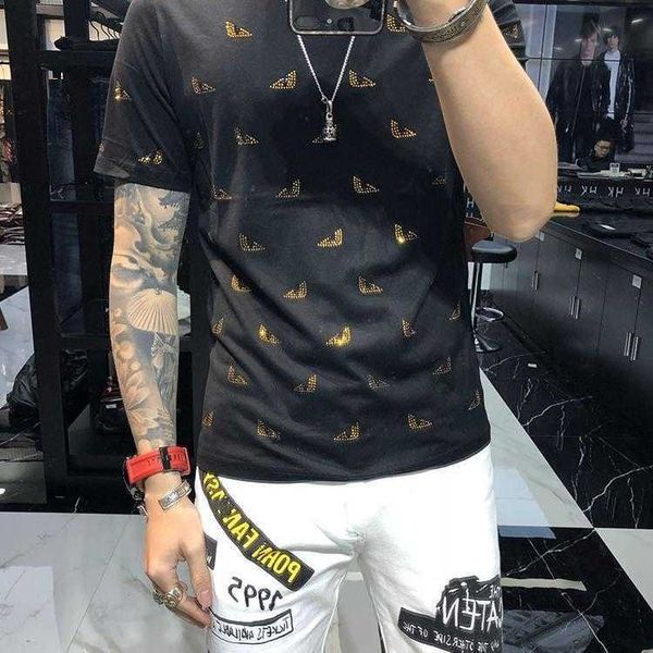 w0658 summer new fashion brand cotton little monster net red drill short sleeve t-shirt trend slim special price, White;black
w0658 summer new fashion brand cotton little monster net red drill short sleeve t-shirt trend slim special price, White;black