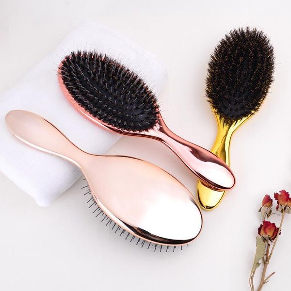 luxury gold and silver color boar bristle paddle hair brush oval anti static comb hairdressing massage brushes1
luxury gold and silver color boar bristle paddle hair brush oval anti static comb hairdressing massage brushes1