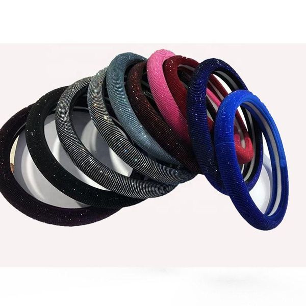 steering wheel covers fashion pu leather shining diamond cover car accessories for women 15 inch universal
steering wheel covers fashion pu leather shining diamond cover car accessories for women 15 inch universal
