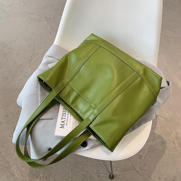 evening bags high capacity soft pu leather shoulder for women 2021 summer travel green handbag fashion luxury simple shopping purses sac
evening bags high capacity soft pu leather shoulder for women 2021 summer travel green handbag fashion luxury simple shopping purses sac