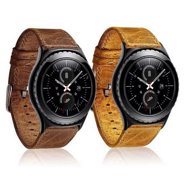 watch bands retro real premium genuine leather band for samsung gear s3 frontier / classic with adapter, Black;brown
watch bands retro real premium genuine leather band for samsung gear s3 frontier / classic with adapter, Black;brown