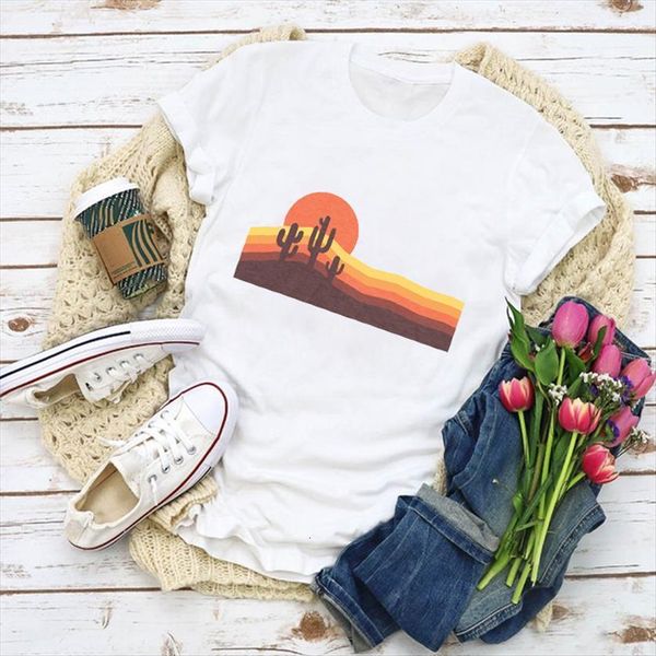 graphic desert travel short sleeve womens t shirts fashion summer clothes clothing tee female, White
graphic desert travel short sleeve womens t shirts fashion summer clothes clothing tee female, White