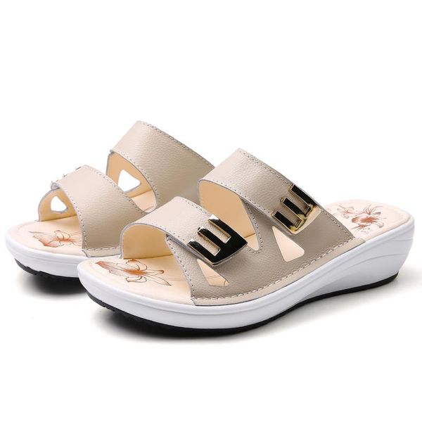 sandals women's platform shoes slides flip flops 2021 genuine leather ladies high heels slip on wedges slippers sandels, Black
sandals women's platform shoes slides flip flops 2021 genuine leather ladies high heels slip on wedges slippers sandels, Black