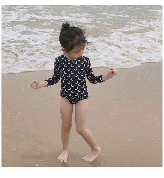 one-pieces child swimsuit girl medium one-piece long sleeve baby holiday sun protection parent-child crescent, Black
one-pieces child swimsuit girl medium one-piece long sleeve baby holiday sun protection parent-child crescent, Black