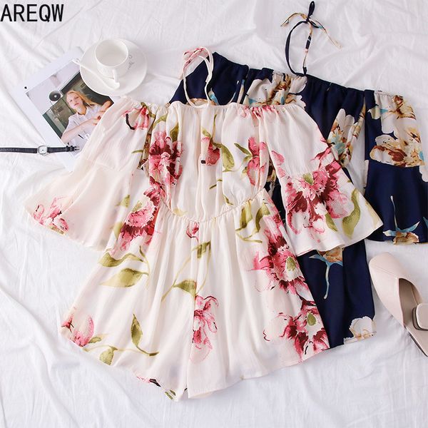 women summer clothes halter floral playsuits overalls bohemian jumpsuits wide leg chiffon rompers 210507, Black;white
women summer clothes halter floral playsuits overalls bohemian jumpsuits wide leg chiffon rompers 210507, Black;white