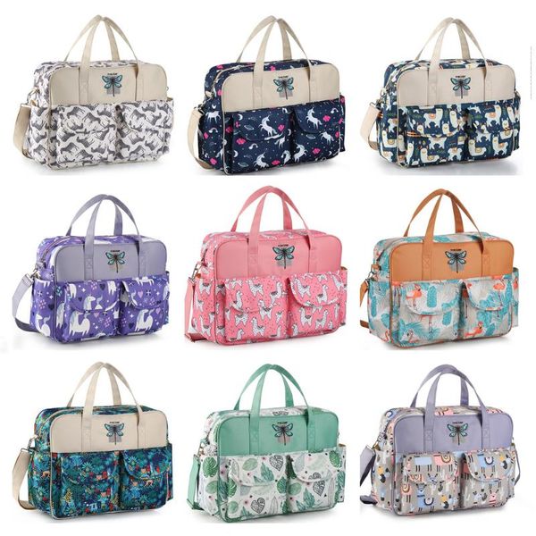 diaper bags multicolored baby bag large-capacity fashionable mother's maternity stroller nappy waterproof mummy
diaper bags multicolored baby bag large-capacity fashionable mother's maternity stroller nappy waterproof mummy