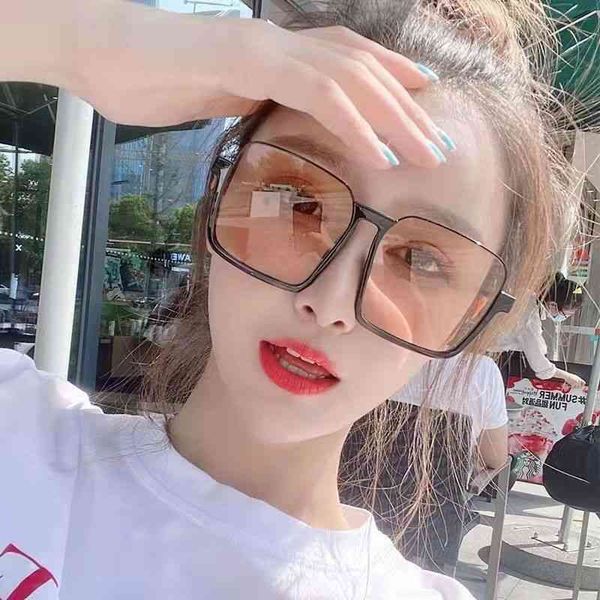 new ins style lovers same large frame polarized sunglasses women's square sunglasses korean, Silver
new ins style lovers same large frame polarized sunglasses women's square sunglasses korean, Silver