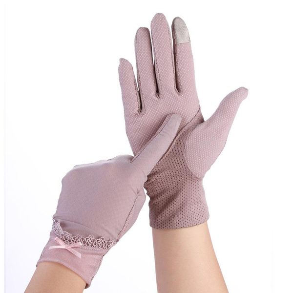 five fingers gloves summer silk non-slip full finger touch screen cycling mitten women' cotton breathable driving lace uv sunscreen m7, Blue;gray
five fingers gloves summer silk non-slip full finger touch screen cycling mitten women' cotton breathable driving lace uv sunscreen m7, Blue;gray