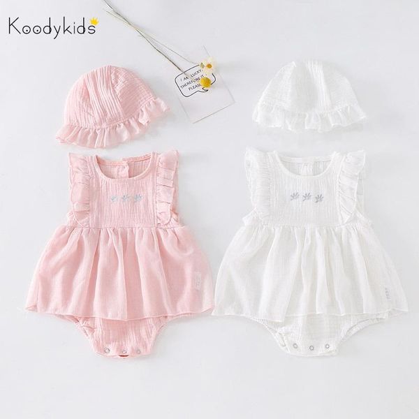 koodykids spring summer baby girls vintage white dress princess embroidery romper toddler quality bodysuits with hat girl's dresses, Red;yellow
koodykids spring summer baby girls vintage white dress princess embroidery romper toddler quality bodysuits with hat girl's dresses, Red;yellow