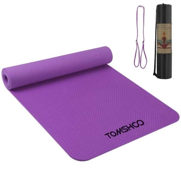 thick 183cmx61cm tpe non-slip yoga mats for fitness tasteless pilates gym exercise pads with bandages
thick 183cmx61cm tpe non-slip yoga mats for fitness tasteless pilates gym exercise pads with bandages