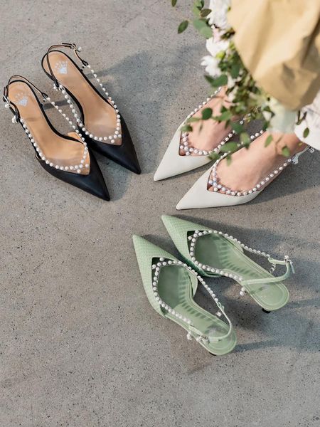 sandals royesic, 2021 women's sandals, retro, pearl decoration, high heels, natural full leather, handmade, size 34-41, Black
sandals royesic, 2021 women's sandals, retro, pearl decoration, high heels, natural full leather, handmade, size 34-41, Black