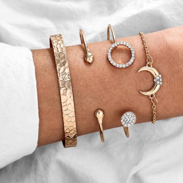 charm bracelets diezi korean girls round moon bracelet sets crystal gold silver color chain for women jewelry gifts, Golden;silver
charm bracelets diezi korean girls round moon bracelet sets crystal gold silver color chain for women jewelry gifts, Golden;silver