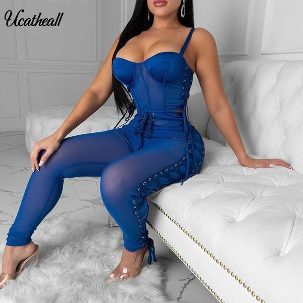 women's tracksuits see-through mesh two-piece set lace up & pants suit club party night tracksuit woman sleeveless high waist 2 piece, Gray
women's tracksuits see-through mesh two-piece set lace up & pants suit club party night tracksuit woman sleeveless high waist 2 piece, Gray