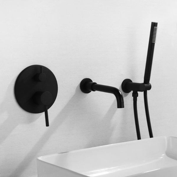 bathroom sink faucets wall mounted black & cold waterfall copper 3 holes bathtub faucet shower valve
bathroom sink faucets wall mounted black & cold waterfall copper 3 holes bathtub faucet shower valve