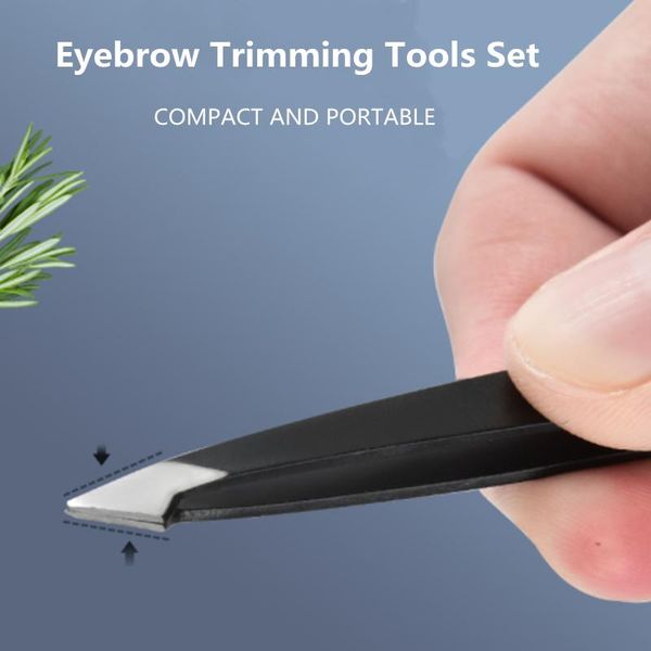 eyebrow tools & stencils 4pcs/set portable black stainless steel trimming clip tweezers beauty makeup accessories cosmetics
eyebrow tools & stencils 4pcs/set portable black stainless steel trimming clip tweezers beauty makeup accessories cosmetics