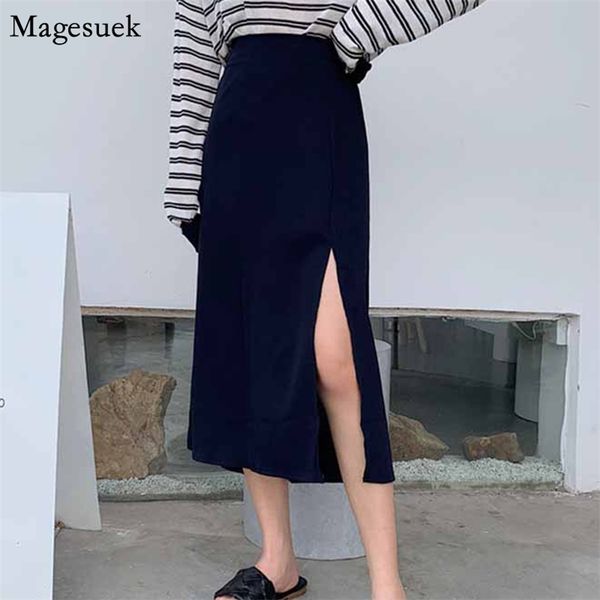 autumn a-line split skirts womens black high waist skirt casual slim long for jupe femme 10631 210512
autumn a-line split skirts womens black high waist skirt casual slim long for jupe femme 10631 210512