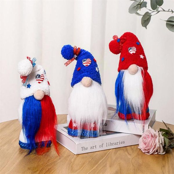 party hats 2021 independence day gnome doll handmade plush faceless forester decorations figurine
party hats 2021 independence day gnome doll handmade plush faceless forester decorations figurine