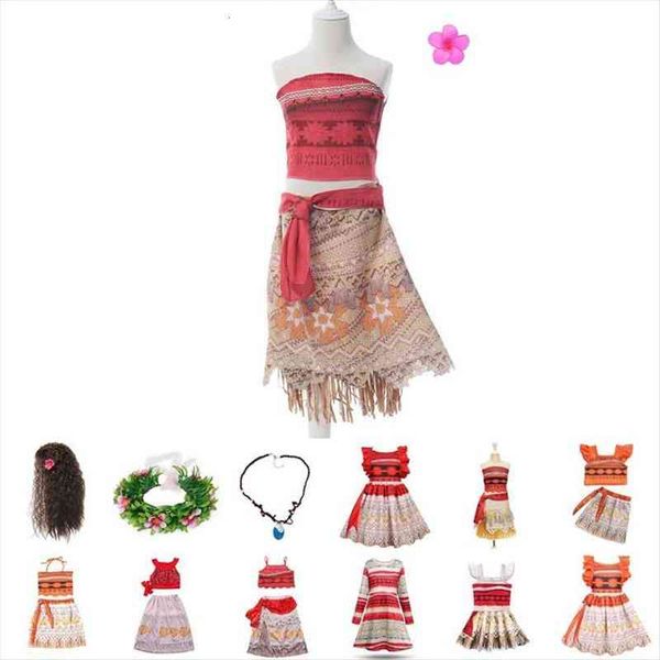 moana for little girls vaiana girl dresses adventure outfit children summer princess costume with necklace kids clothes, Red;yellow
moana for little girls vaiana girl dresses adventure outfit children summer princess costume with necklace kids clothes, Red;yellow