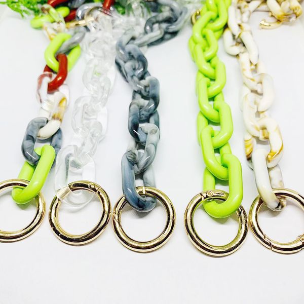 fashion thick chains colorful big strap candy acrylic chain for women bags big handle shoulder crossbody straps bag decoration
fashion thick chains colorful big strap candy acrylic chain for women bags big handle shoulder crossbody straps bag decoration