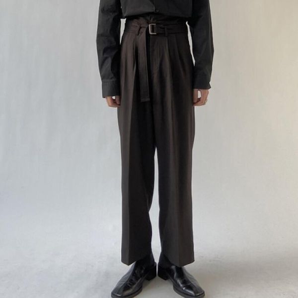 / autumn men's fashion personalized large size high-waist design straight loose wide-leg slacks/27-42 pants, Black
/ autumn men's fashion personalized large size high-waist design straight loose wide-leg slacks/27-42 pants, Black