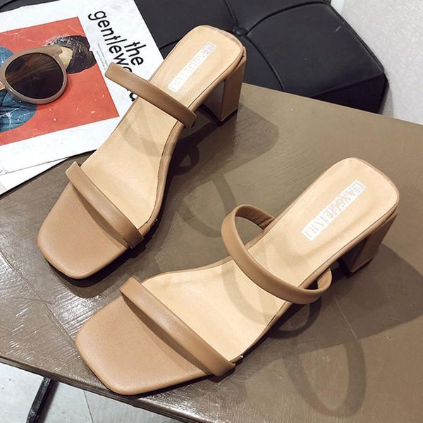 dress shoes women slippers 2021 summer chunky heels fashion square toe sandals ladies elegant female white brown leather, Black
dress shoes women slippers 2021 summer chunky heels fashion square toe sandals ladies elegant female white brown leather, Black