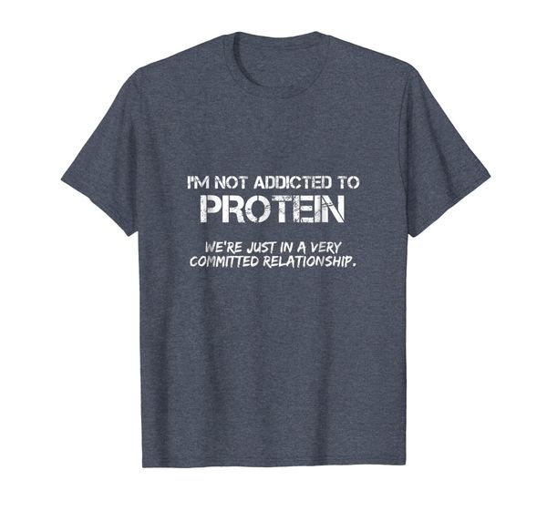 Funny Gym Weightlifting Tee - Not Addicted to Protein TShirt, Mainly pictures
Funny Gym Weightlifting Tee - Not Addicted to Protein TShirt, Mainly pictures