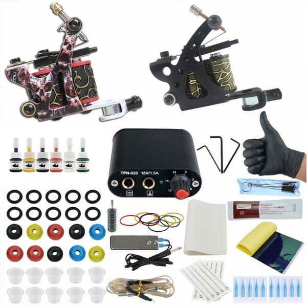 professional tattoo kit 2 machine guns power supply 6bottle pigment inks sets body art permanent makeup tool1
professional tattoo kit 2 machine guns power supply 6bottle pigment inks sets body art permanent makeup tool1