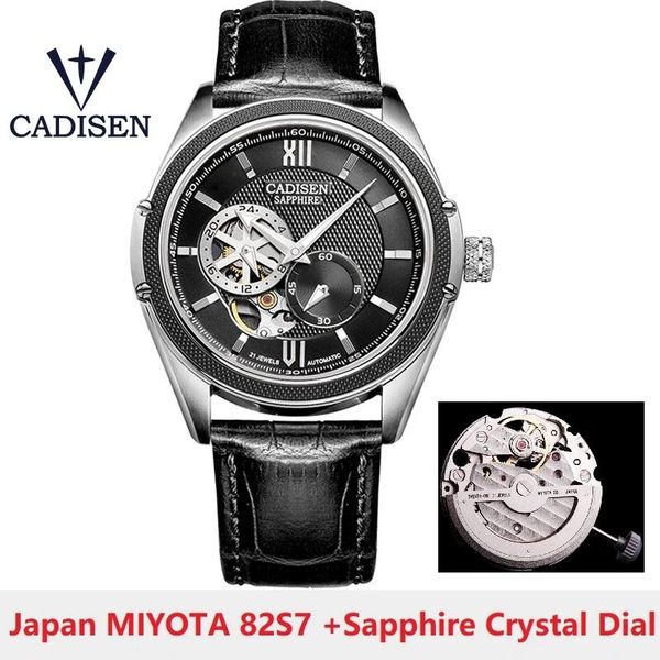 wristwatches cadisen mechanical automatic watch men wrist watches miyota 82s7 movement sapphire crystal dial clock relogio masculino, Slivery;brown
wristwatches cadisen mechanical automatic watch men wrist watches miyota 82s7 movement sapphire crystal dial clock relogio masculino, Slivery;brown