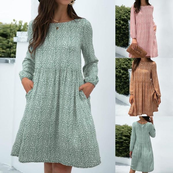 casual dresses leopard print dress for women autumn long-sleeve o neck loose elegant chic midi boho sundress, Black;gray
casual dresses leopard print dress for women autumn long-sleeve o neck loose elegant chic midi boho sundress, Black;gray