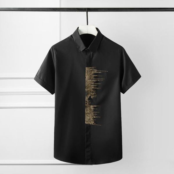 luxury mosaic diamond men shirt fashion trend solid color short sleeve dress shirts white black mens casual slim fit men's
luxury mosaic diamond men shirt fashion trend solid color short sleeve dress shirts white black mens casual slim fit men's