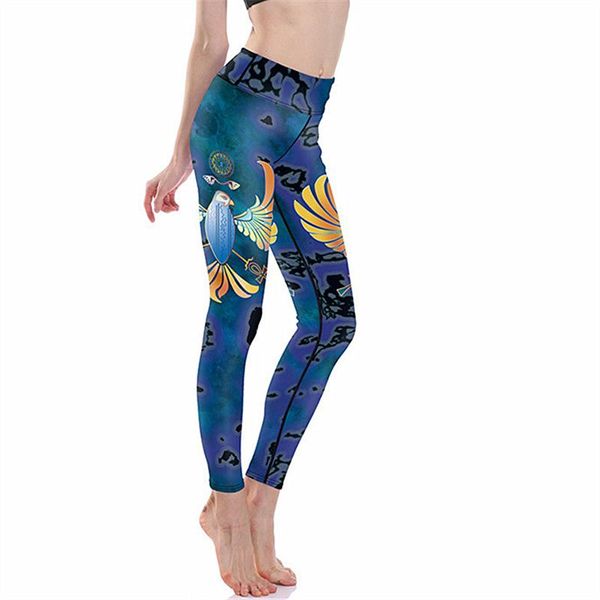 women's leggings women flying bird print fitness quick dry exercise high waist full length energy pants trousers ropa mujer, Black
women's leggings women flying bird print fitness quick dry exercise high waist full length energy pants trousers ropa mujer, Black