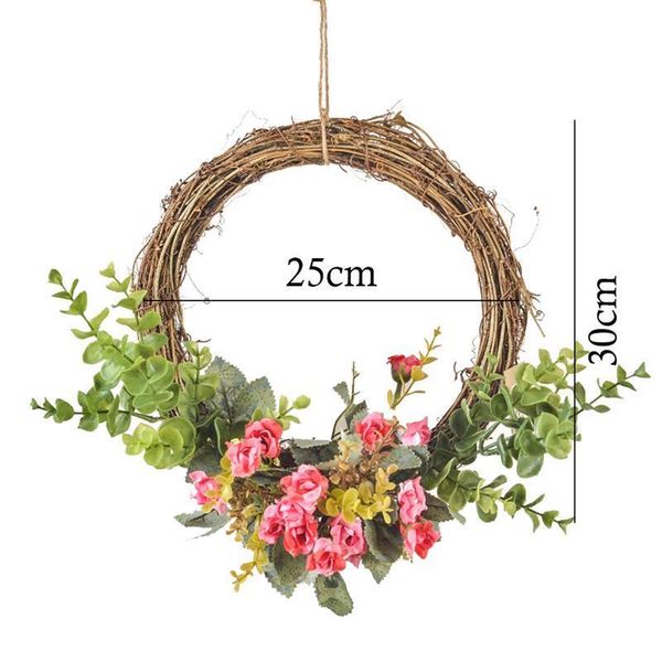 decorative flowers & wreaths ins rattan circle simulation garland wall hanging decor wedding fake flower wreath floral arrangement home door
decorative flowers & wreaths ins rattan circle simulation garland wall hanging decor wedding fake flower wreath floral arrangement home door