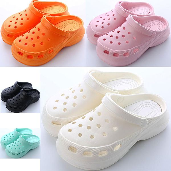 newly sell womens summer thick-soled hole shoes ladies height increase shoe black white orange pink women beach classic sandals slippers
newly sell womens summer thick-soled hole shoes ladies height increase shoe black white orange pink women beach classic sandals slippers