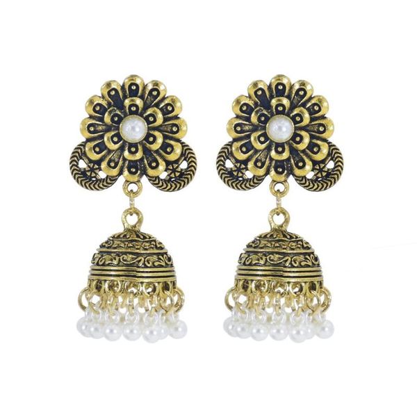 lndian ethnic style carved flower pearl metal earrings female tassel party wedding boho jewelry gifts dangle & chandelier, Silver
lndian ethnic style carved flower pearl metal earrings female tassel party wedding boho jewelry gifts dangle & chandelier, Silver