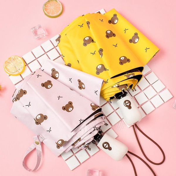 umbrellas little bear umbrella three folding black coating portable pocket women brand windproof parasols summer paraguas
umbrellas little bear umbrella three folding black coating portable pocket women brand windproof parasols summer paraguas