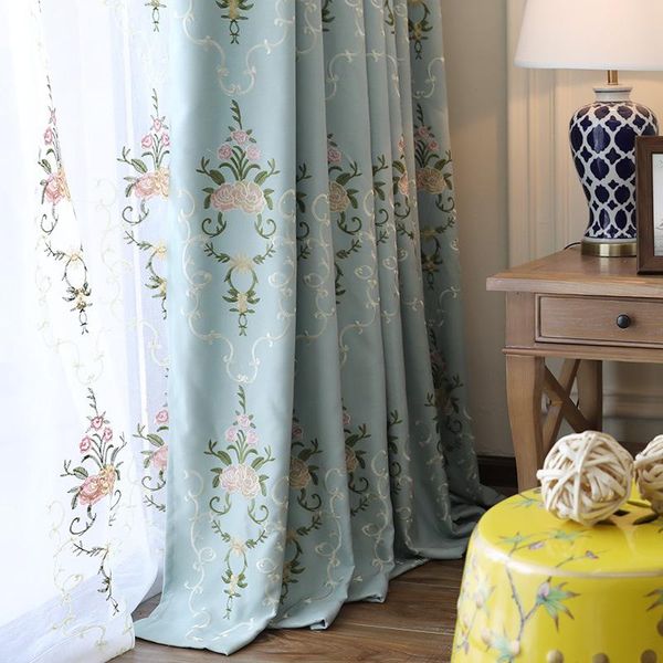 american curtains for living diningroom bedroom cotton and linen embroidered fresh tulle finished product customization curtain & drapes
american curtains for living diningroom bedroom cotton and linen embroidered fresh tulle finished product customization curtain & drapes