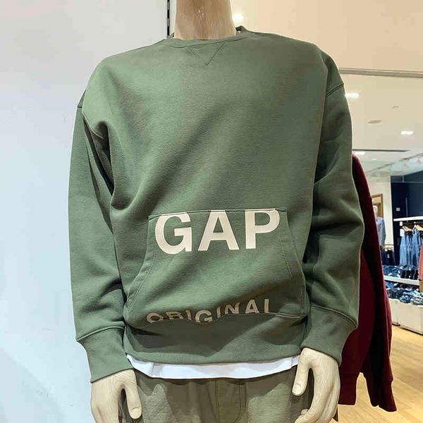 brand hoodie gap men's autumn round neck pullover thin velvet pocket sweater original, Black
brand hoodie gap men's autumn round neck pullover thin velvet pocket sweater original, Black