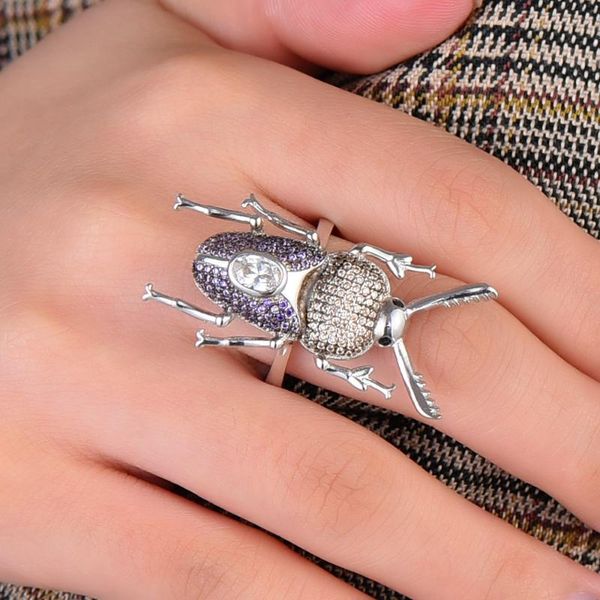 wedding rings blachette luxury unique insects shape ring statement sterling silver jewelry women's finger party engagement, Slivery;golden
wedding rings blachette luxury unique insects shape ring statement sterling silver jewelry women's finger party engagement, Slivery;golden