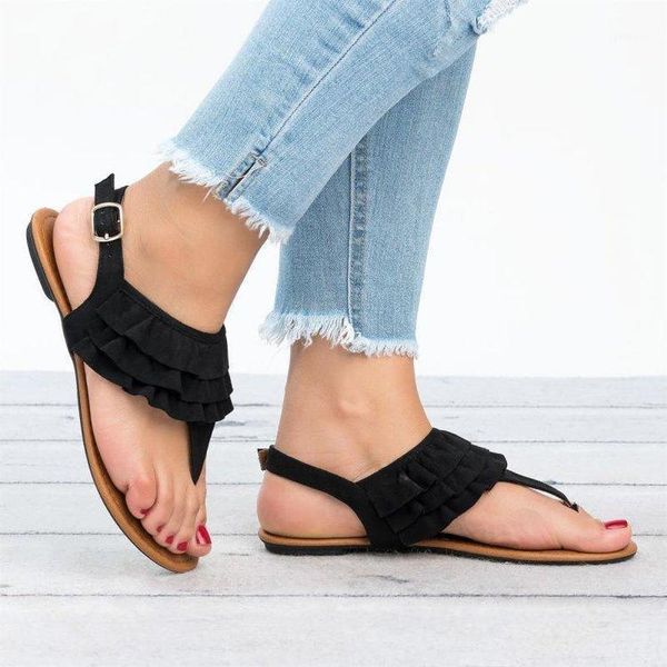 slippers 2021 bohemian ruffled decorative toe women's sandals custom larger size womens shoes 40 41 42 431, Black
slippers 2021 bohemian ruffled decorative toe women's sandals custom larger size womens shoes 40 41 42 431, Black