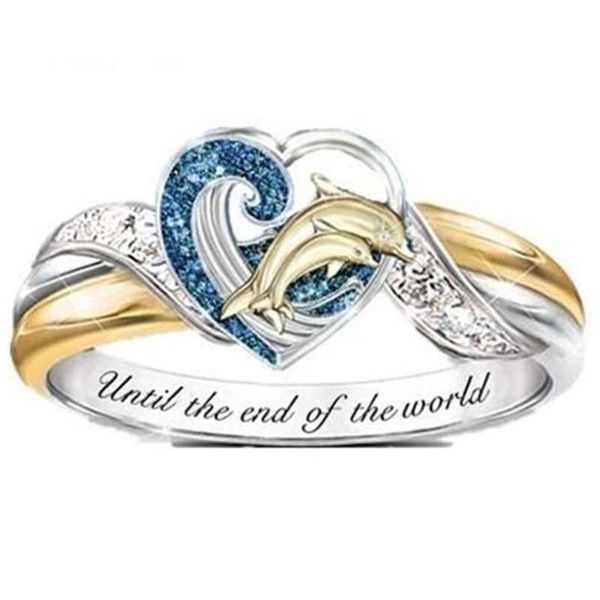 wedding rings fashion exquisite love dolphin animal zircon ring female romantic jewelry birthday gift party accessories wholesale, Slivery;golden
wedding rings fashion exquisite love dolphin animal zircon ring female romantic jewelry birthday gift party accessories wholesale, Slivery;golden